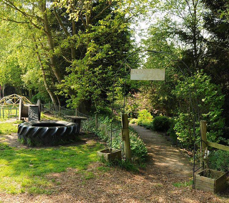 Fresh Air - Working with the Early Years Foundation Framework The Enchanted Garden Day Nursery takes your child's learning outdoors