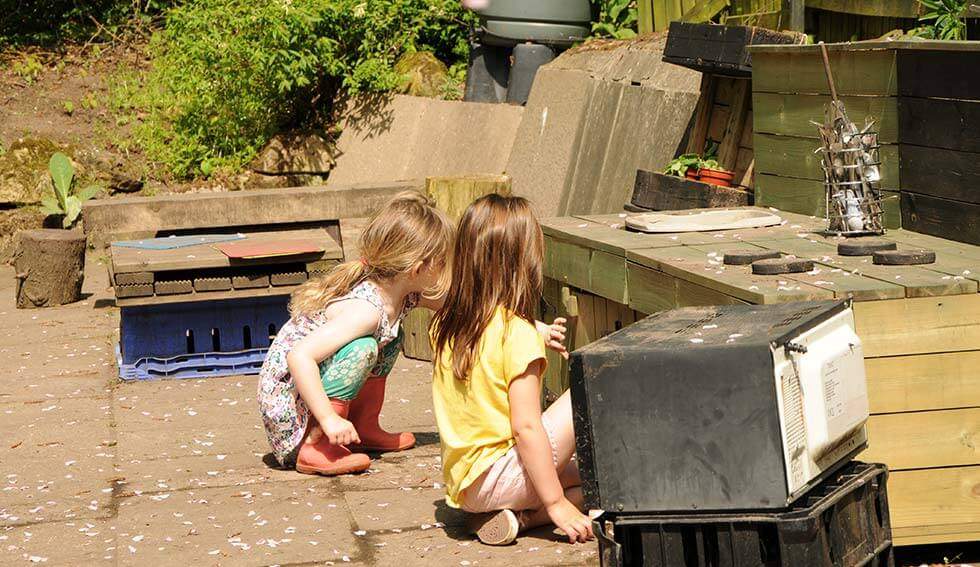 Let them use their imagination - Reggio Emilia Inspired - Enchanted Garden Day Nursery Mansfield